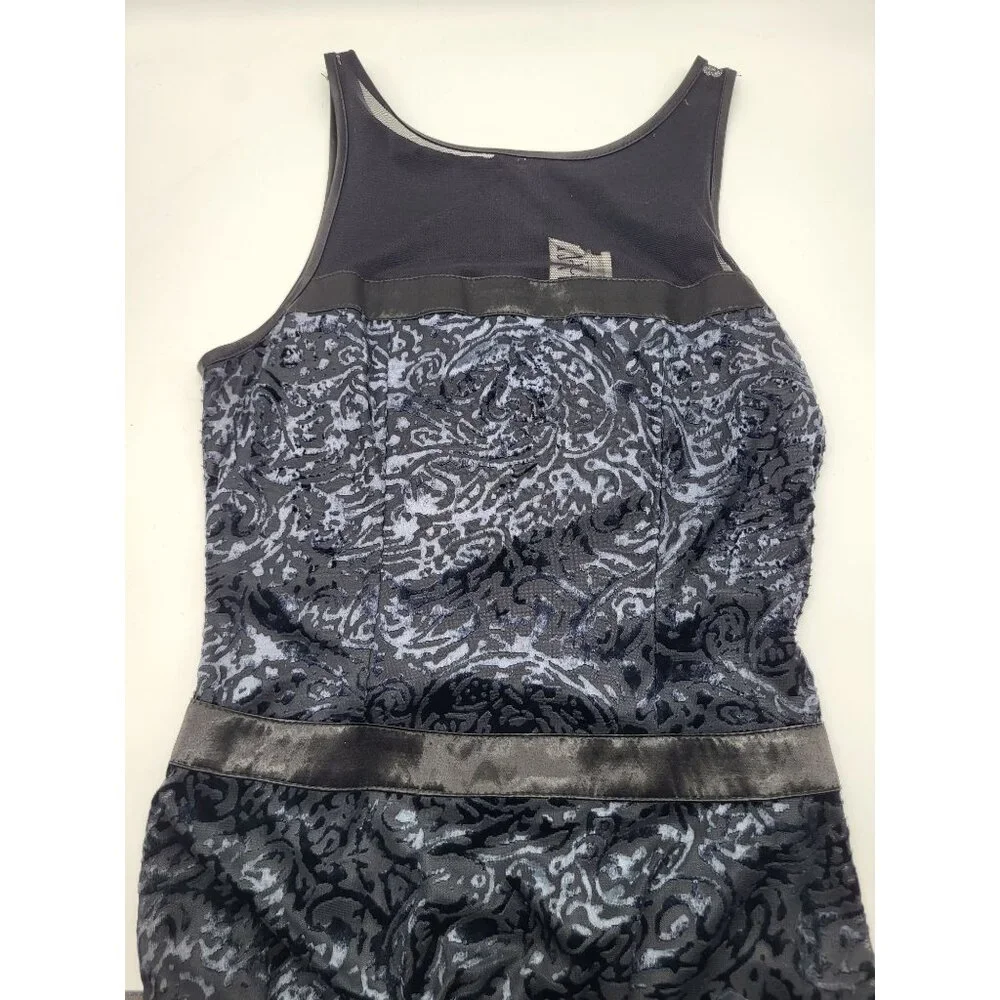 VTG GRACE USA Women's M Burnout Velvet Sleeveless Dress Prom Whimsigoth Fairy - Picture 9 of 9